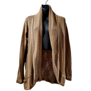 FASHION Nova - Lightweight Brown w/ Lace Cardigan - Sz XL